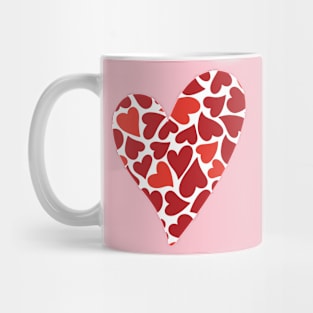 Hearts in a heart Mug